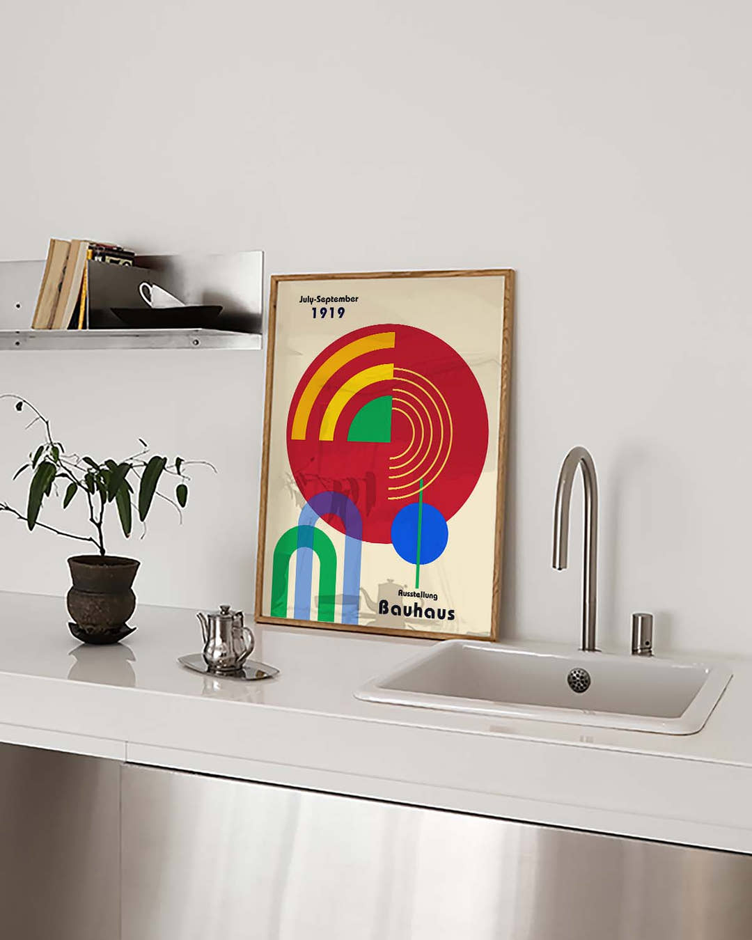 Bauhaus Poster Regenbogen – Bauhaus Arc Rainbow Modern