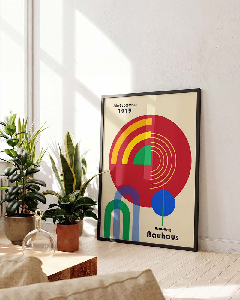 Bauhaus Poster Regenbogen – Bauhaus Arc Rainbow Modern