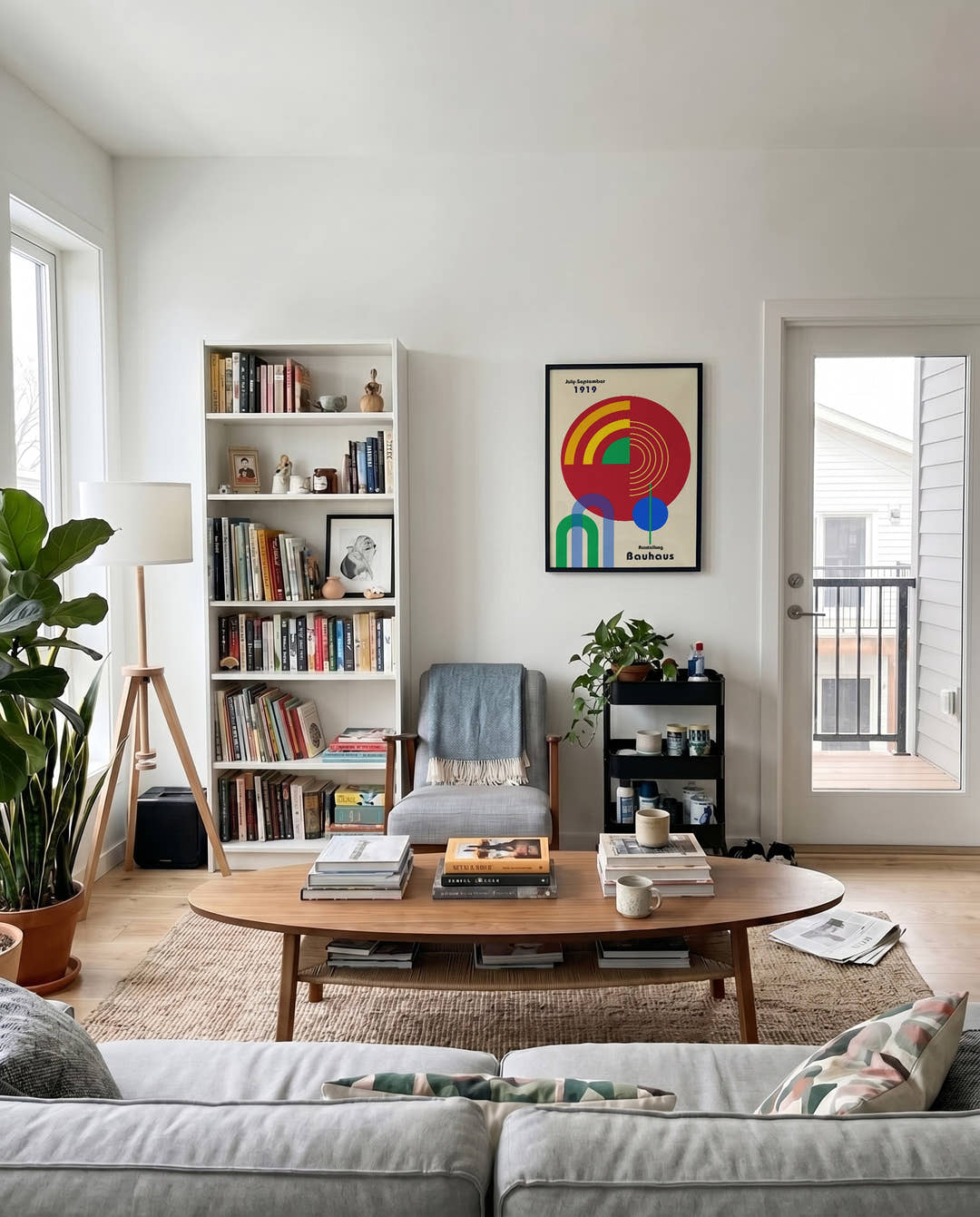Bauhaus Poster Regenbogen – Bauhaus Arc Rainbow Modern