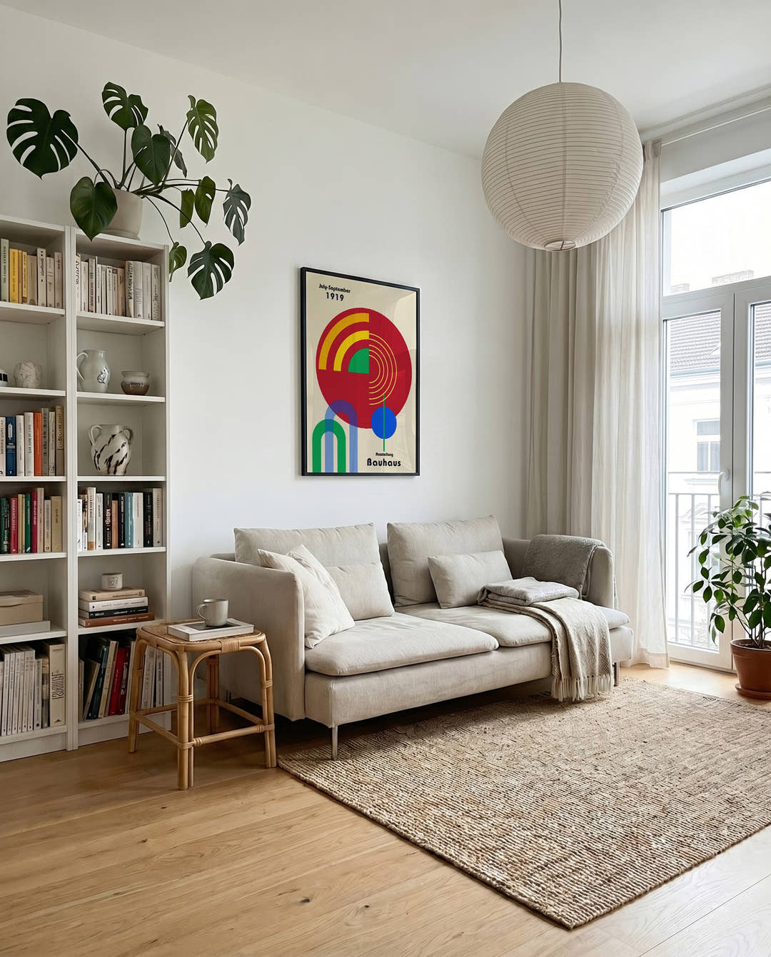 Bauhaus Poster Regenbogen – Bauhaus Arc Rainbow Modern