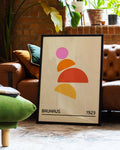 Bauhaus Poster Formen – Bauhaus Balance Shapes