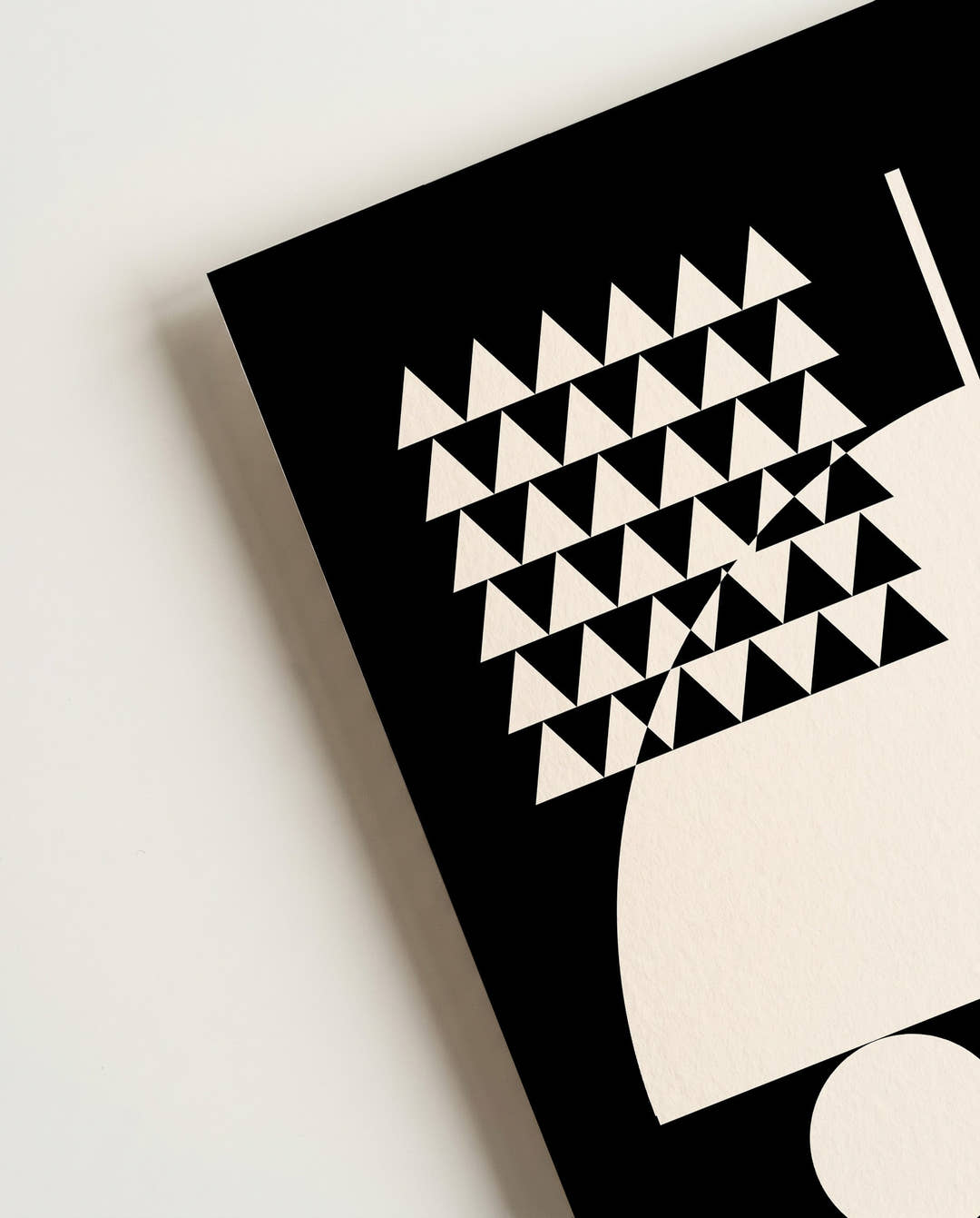 Bauhaus Black Composition Poster