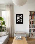 Bauhaus Black Composition Poster