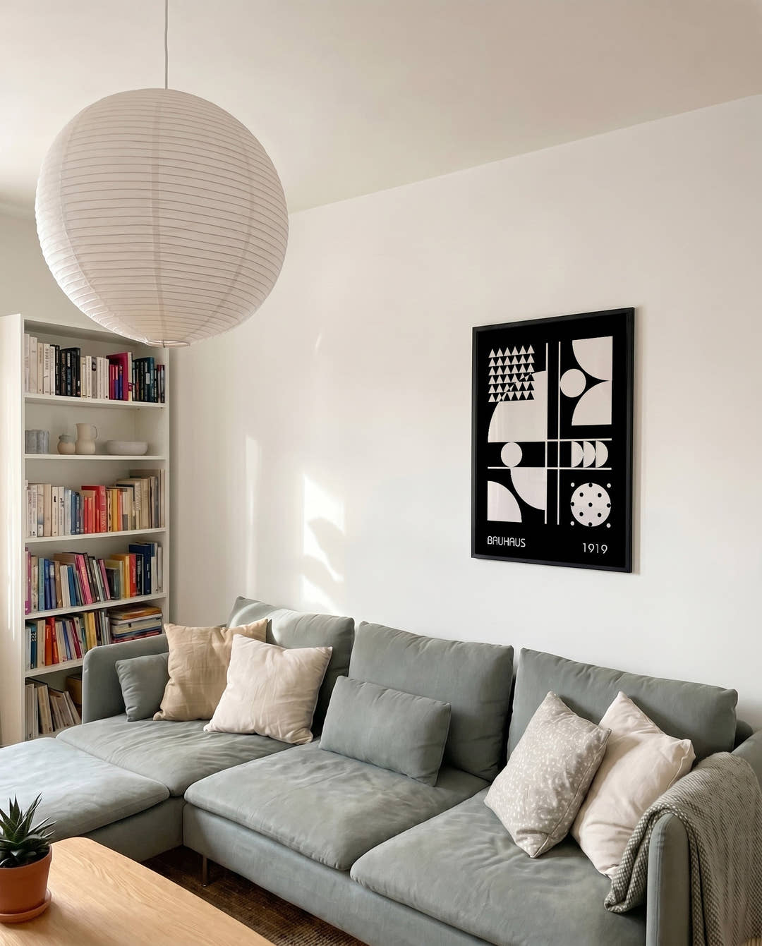 Bauhaus Black Composition Poster