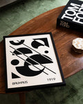 Bauhaus Black Shapes Poster