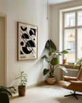 Bauhaus Black Shapes Poster