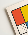 Bauhaus Poster abstrakt – Bauhaus Block Composition