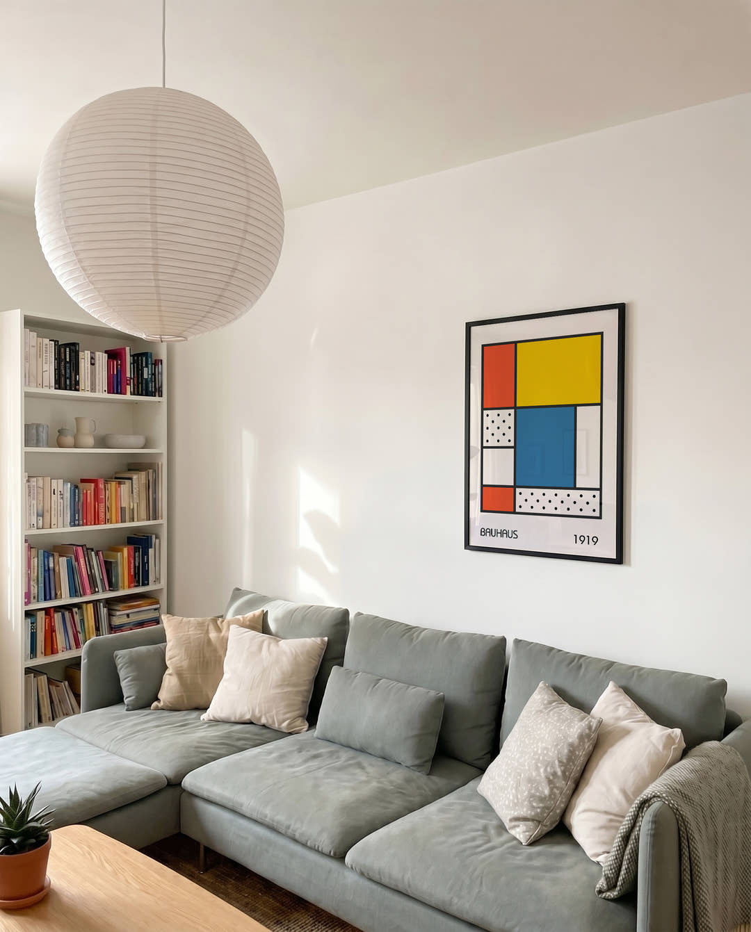 Bauhaus Poster abstrakt – Bauhaus Block Composition
