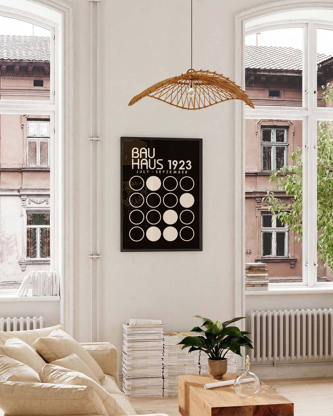Bauhaus Poster Kreise – Bauhaus Circle Grid