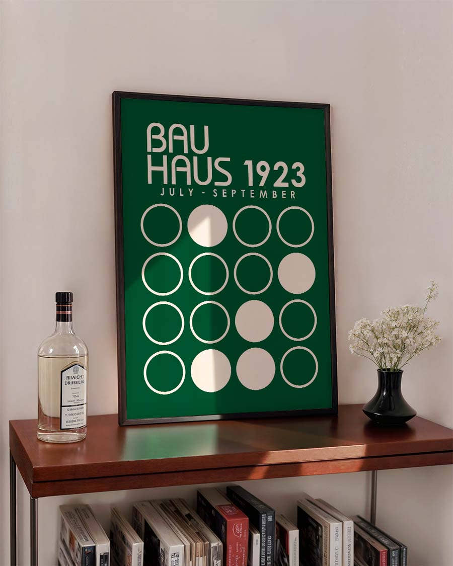 Bauhaus Poster Kreise – Bauhaus Circle Grid