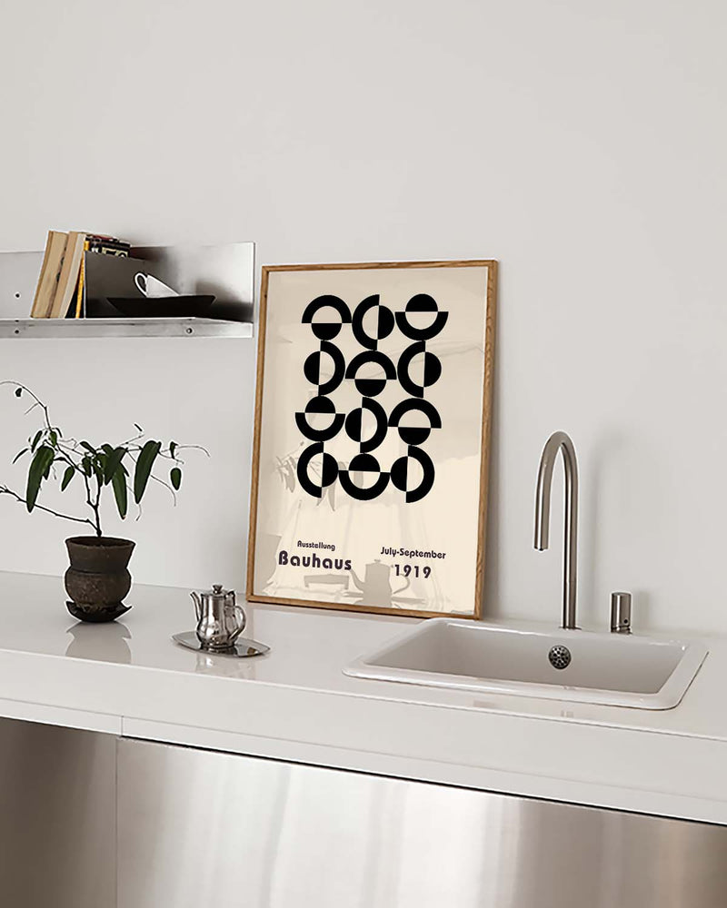 Bauhaus Poster Raster – Bauhaus Circle Grid Modern