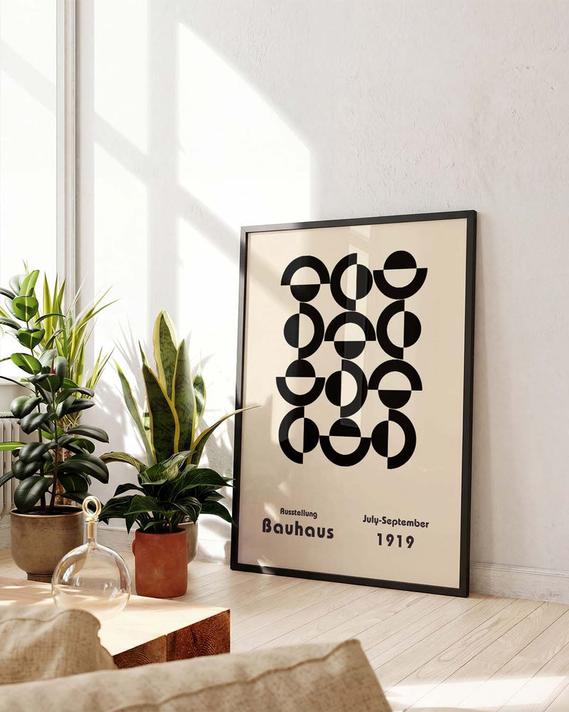 Bauhaus Poster Raster – Bauhaus Circle Grid Modern