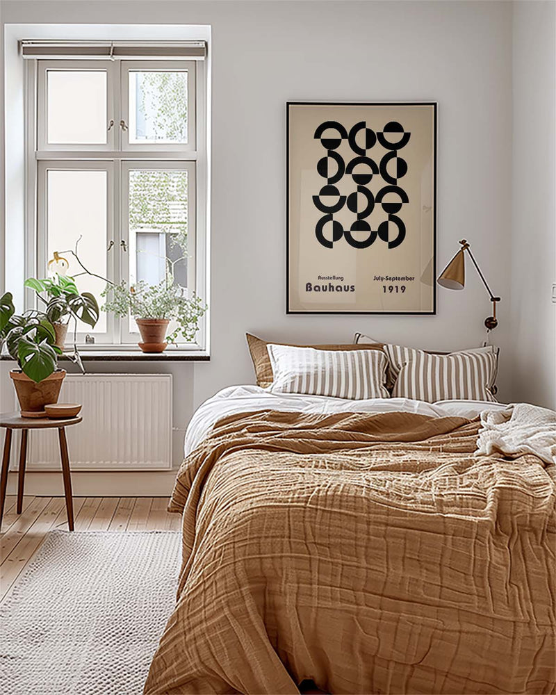 Bauhaus Poster Raster – Bauhaus Circle Grid Modern