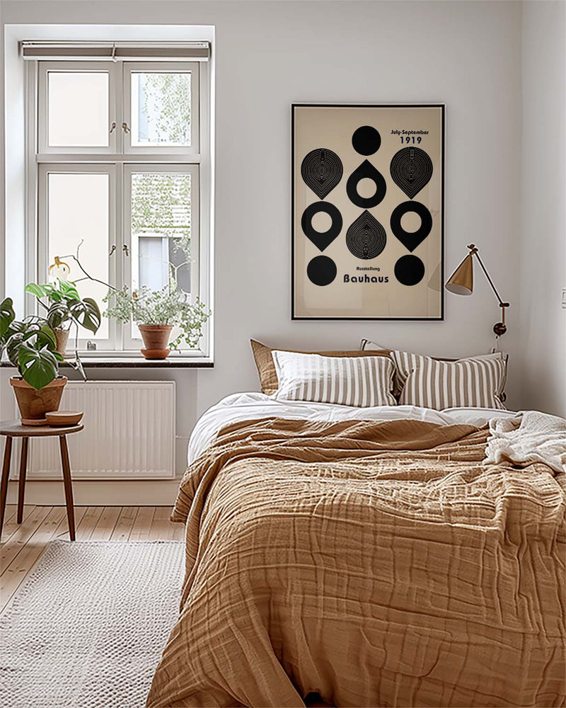 Bauhaus Poster Kreise – Bauhaus Circle Symbol Pattern