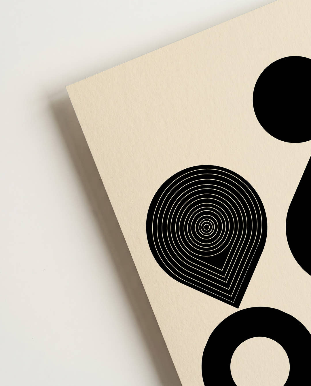 Bauhaus Poster Kreise – Bauhaus Circle Symbol Pattern