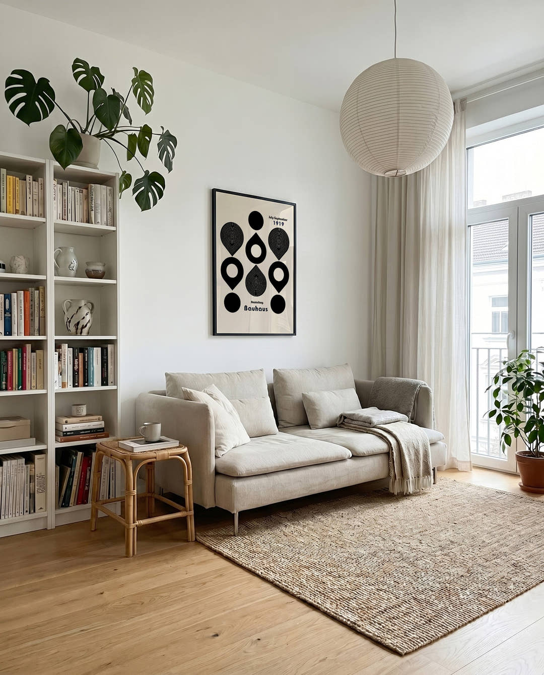 Bauhaus Poster Kreise – Bauhaus Circle Symbol Pattern
