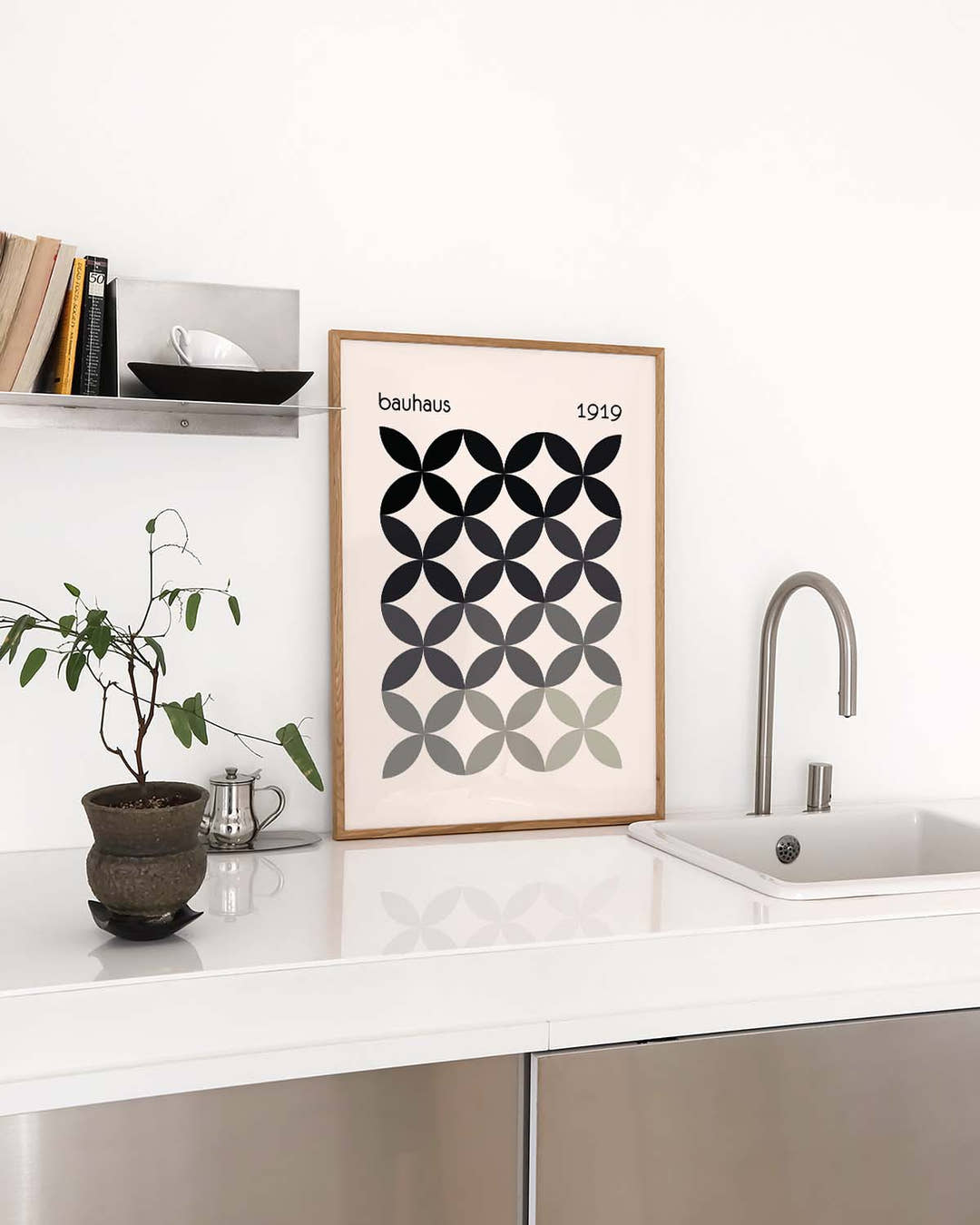 Bauhaus Circles Poster