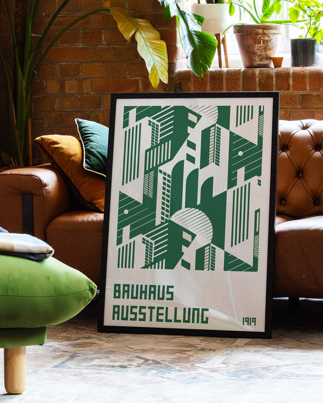 Bauhaus Poster Architektur – Bauhaus City Geometry