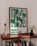 Bauhaus Poster Architektur – Bauhaus City Geometry