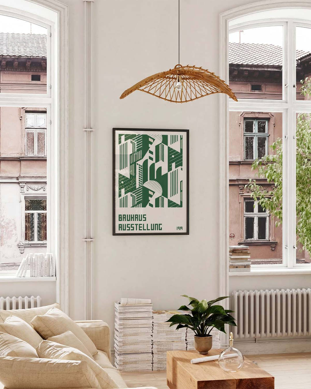 Bauhaus Poster Architektur – Bauhaus City Geometry