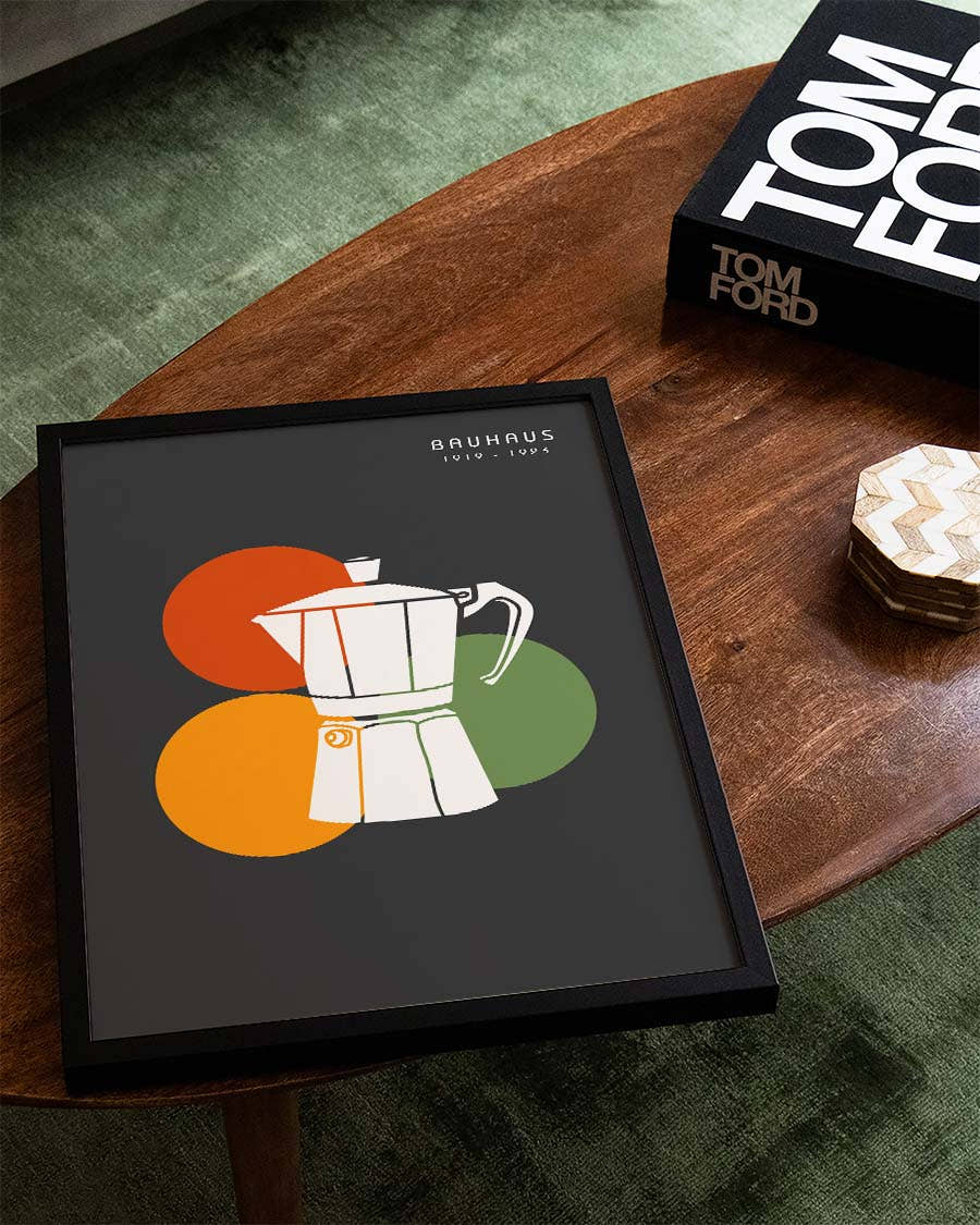 Bauhaus Coffee Pot Poster