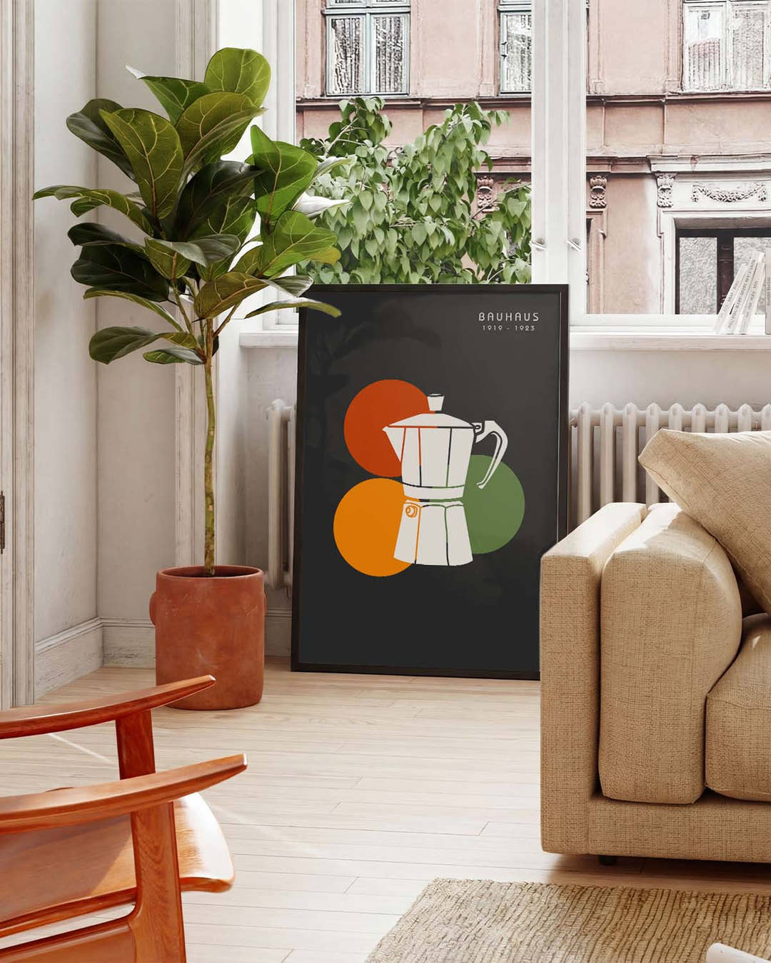Bauhaus Coffee Pot Poster
