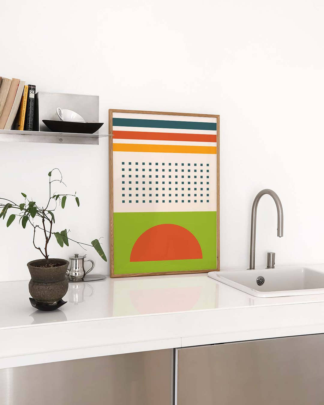 Bauhaus Color Balance Poster
