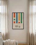 Bauhaus Poster Linien – Bauhaus Color Bars