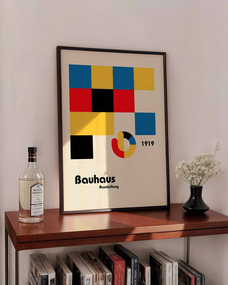 Bauhaus Poster Blöcke – Bauhaus Color Block Modern