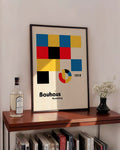 Bauhaus Poster Blöcke – Bauhaus Color Block Modern