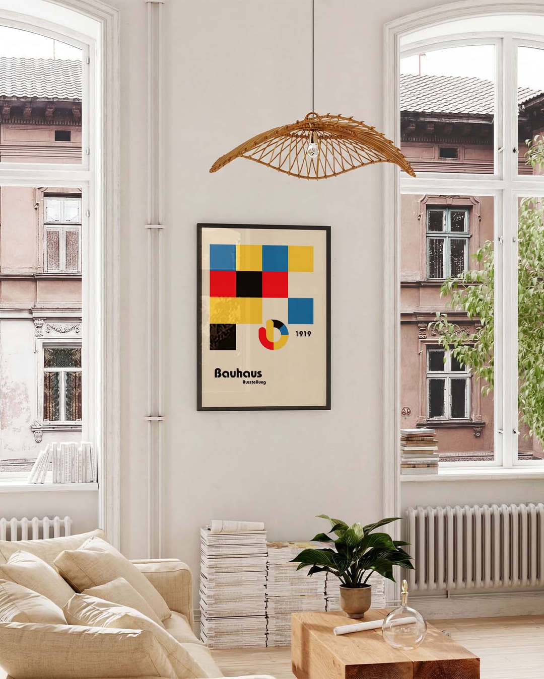 Bauhaus Poster Blöcke – Bauhaus Color Block Modern