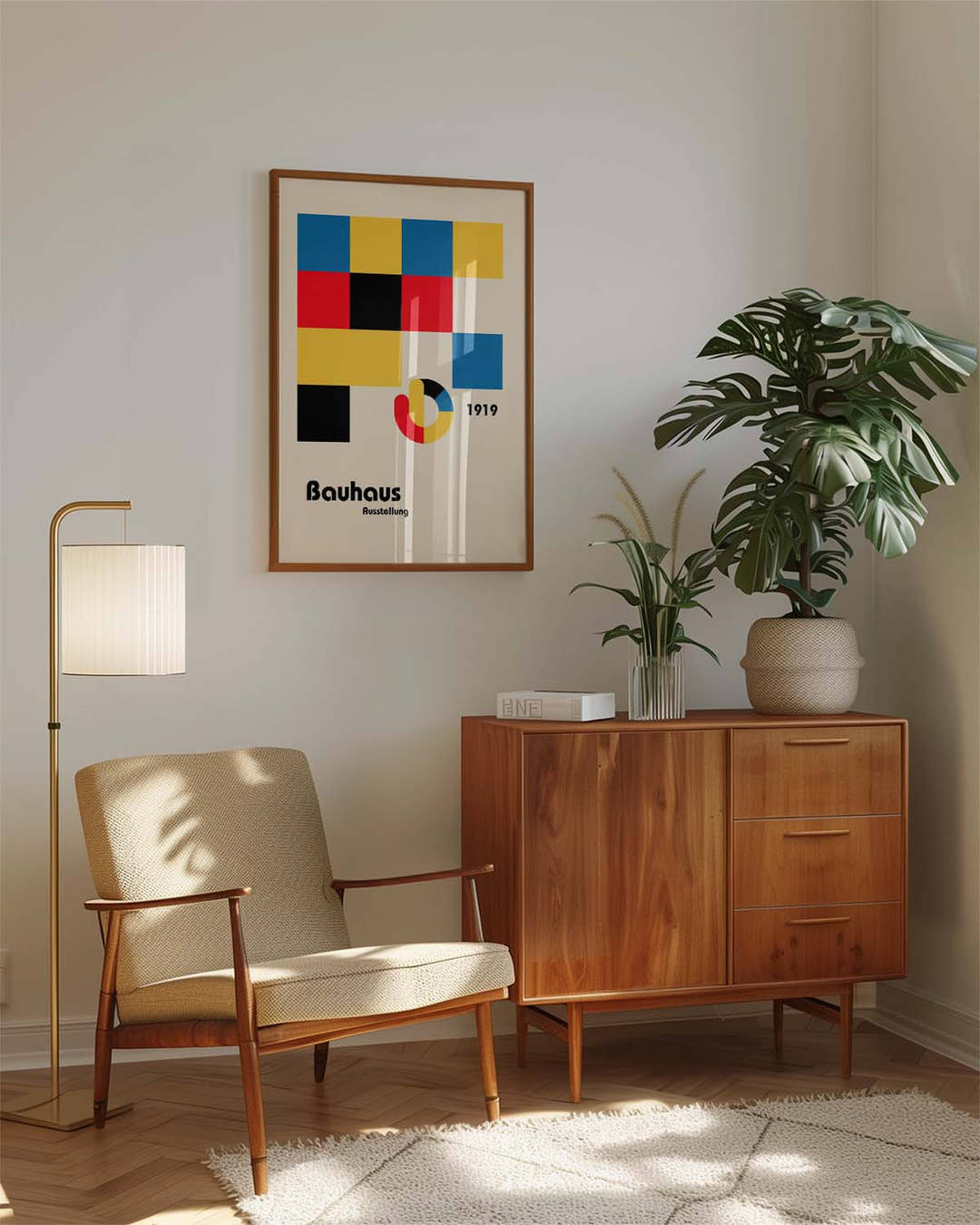 Bauhaus Poster Blöcke – Bauhaus Color Block Modern