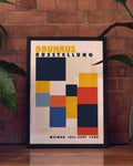 Bauhaus Color Blocks Poster