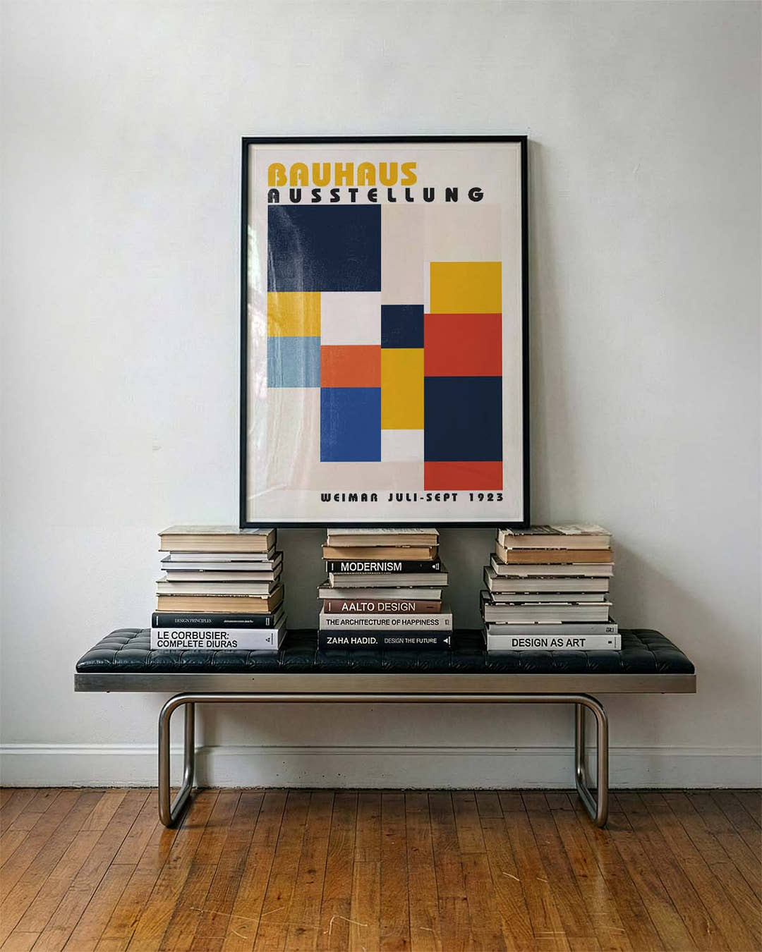 Bauhaus Color Blocks Poster