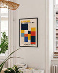 Bauhaus Color Blocks Poster