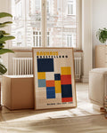 Bauhaus Color Blocks Poster