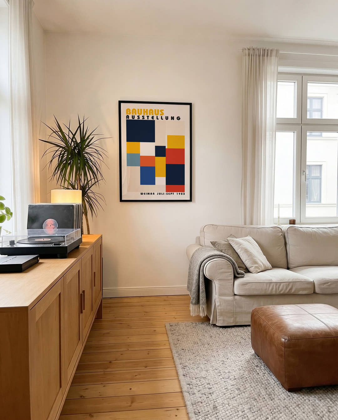 Bauhaus Color Blocks Poster