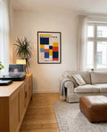 Bauhaus Color Blocks Poster