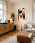 Bauhaus Color Blocks Poster