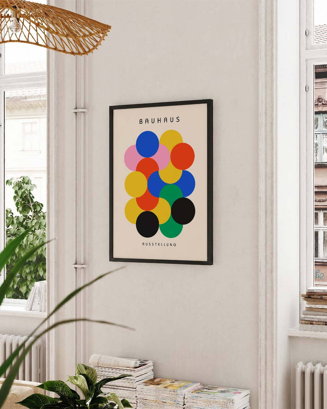Bauhaus Color Bubbles Poster