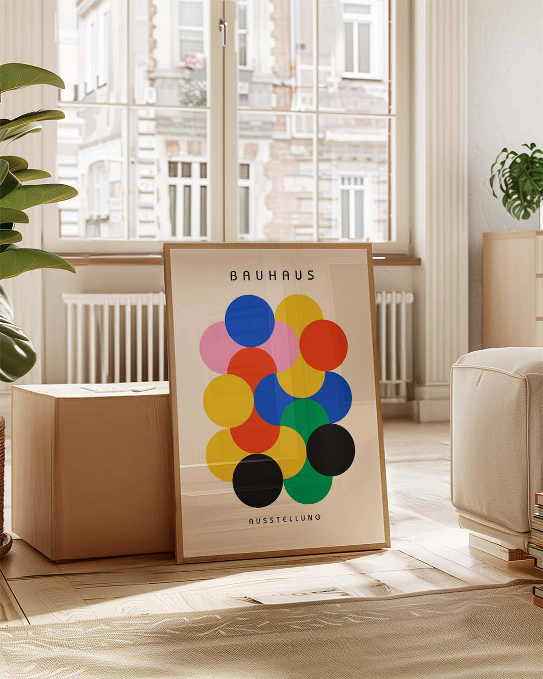 Bauhaus Color Bubbles Poster