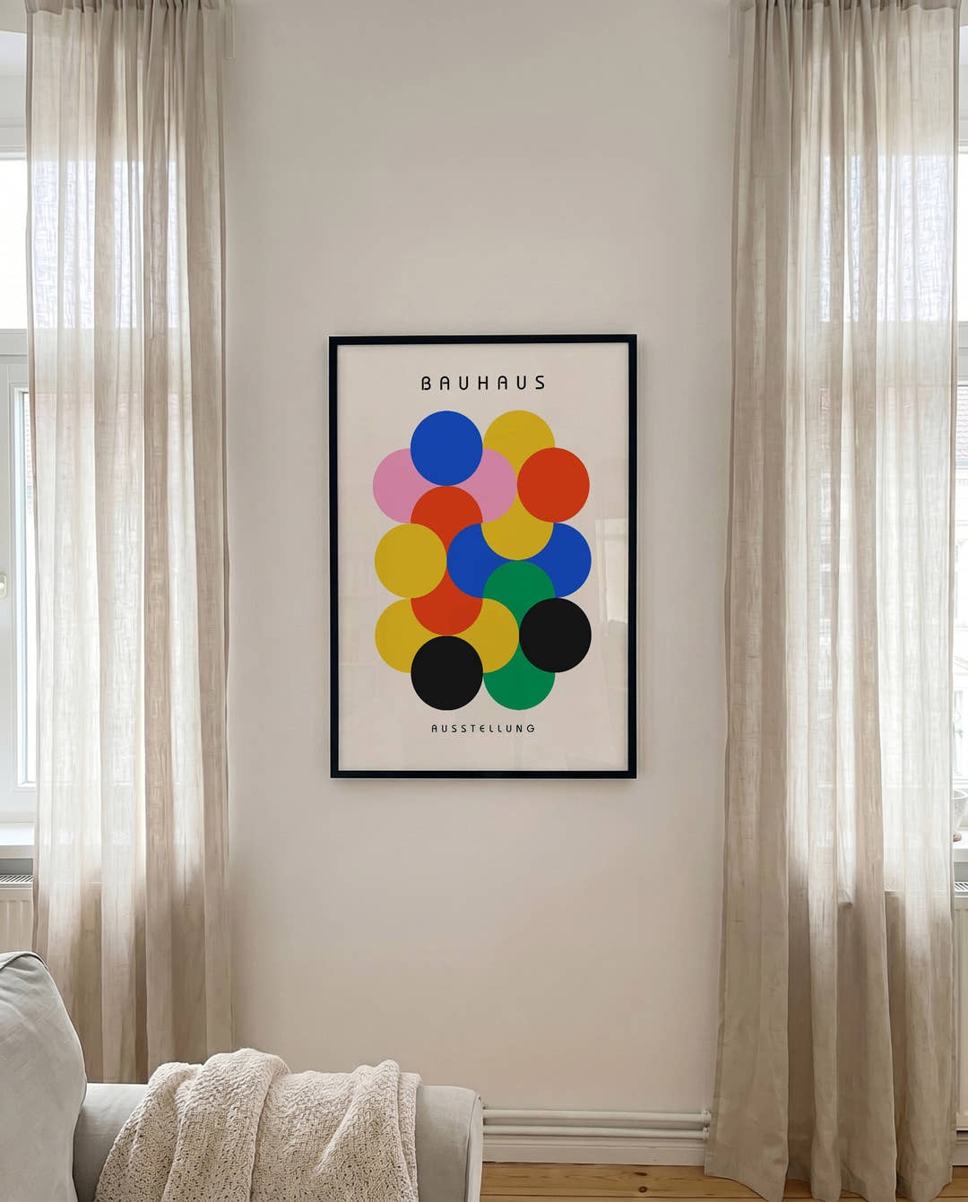 Bauhaus Color Bubbles Poster