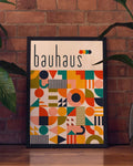 Bauhaus Color Chaos Poster