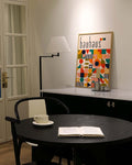 Bauhaus Color Chaos Poster