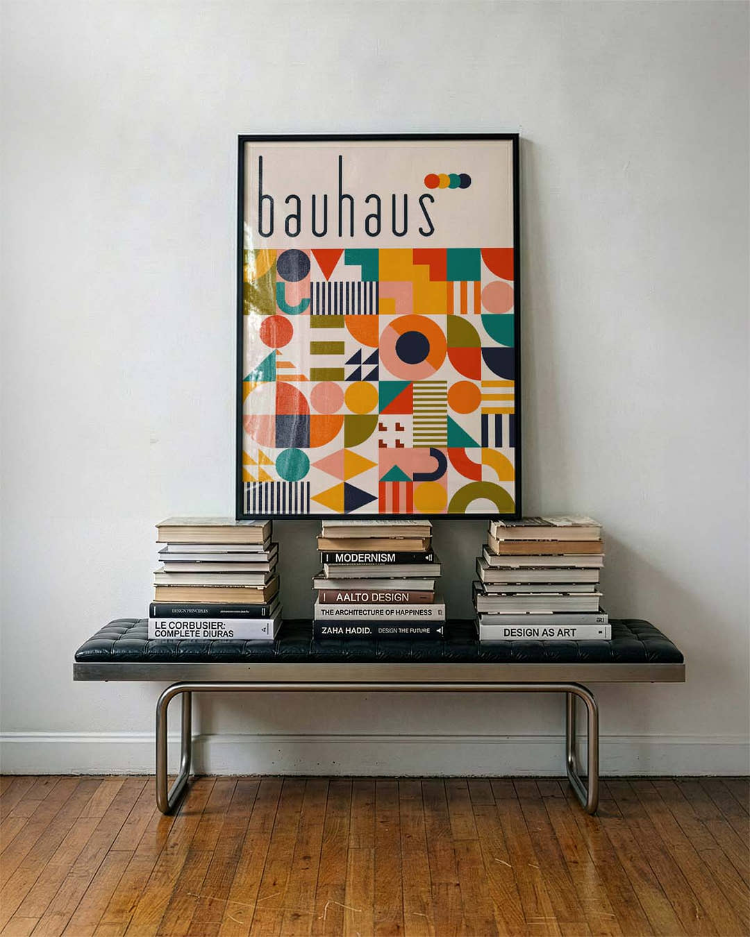 Bauhaus Color Chaos Poster