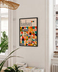 Bauhaus Color Chaos Poster