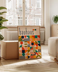 Bauhaus Color Chaos Poster