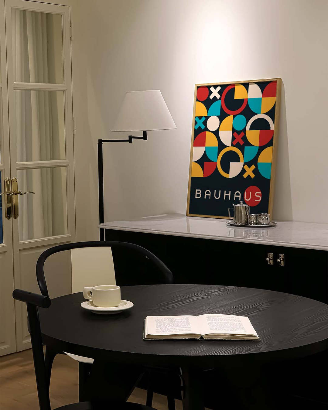 Bauhaus Color Circles Poster