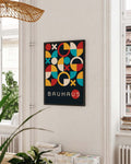 Bauhaus Color Circles Poster