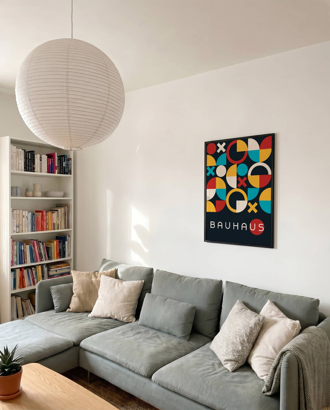 Bauhaus Color Circles Poster